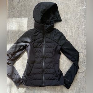 lululemon athletica Women's Down for It All Jacket - Black - Size 4